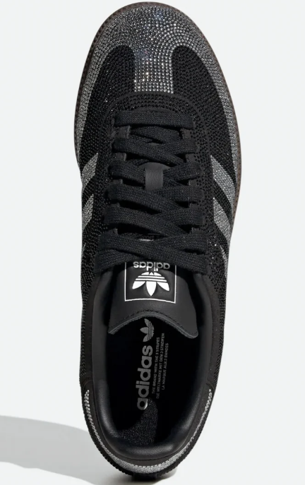 adidas Samba OG Women's Sneakers | Black/Silver Rhinestone Spark