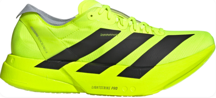 adidas Adizero Adios Pro 4 Men's Running Shoes | Yellow Starting-Line Energy