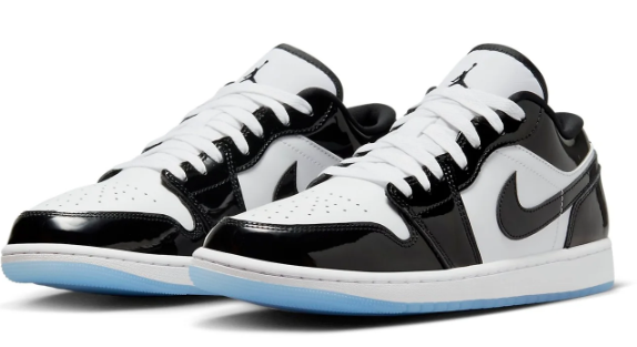 Air Jordan 1 Low SE Black White Concord (F1C329) | Concord Contrast