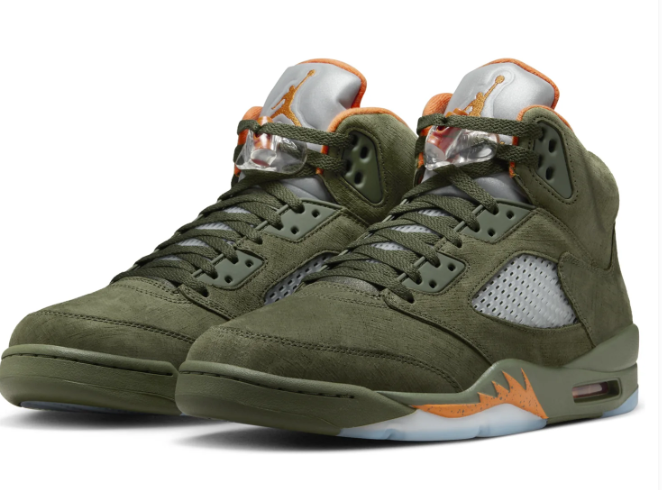 Air Jordan 5 Retro 'Olive' (2024) | Olive Detour | DD0587-308