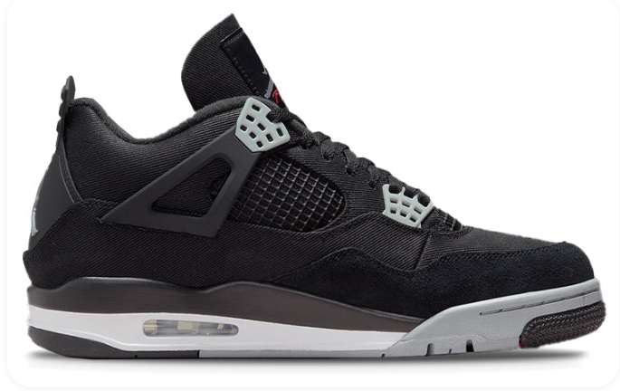 Air Jordan 4 Retro SE 'Black Canvas' | Off-Duty Edit | DH7138-006