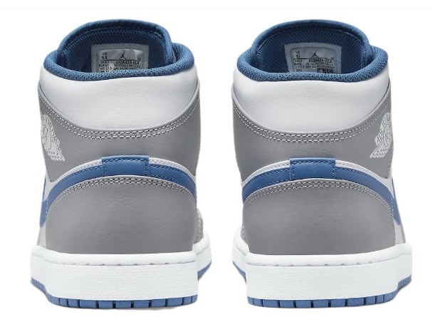 Air Jordan 1 Mid 'Cement Grey/True Blue' | DQ8426-014