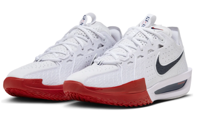 Nike Air Zoom GT Cut 3 EP 'White Black Red' | Redline Rhythm | DV2918-103