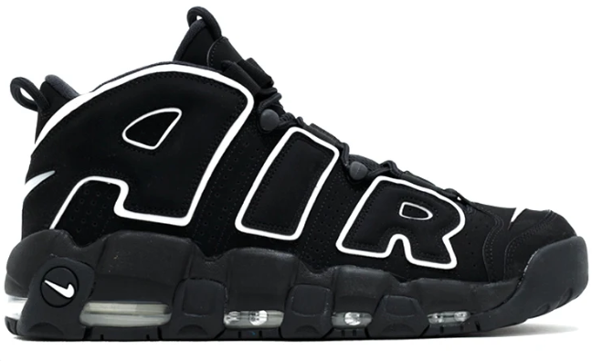 Nike Air More Uptempo 'Black White' | Monochrome Statement | 414962-00