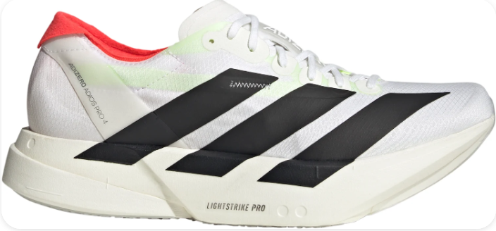 adidas Adizero Adios Pro 4 Men's Running Shoes | White Race-Day Focus