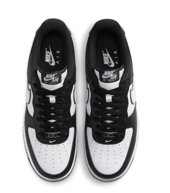 Nike Air Force 1 Low '07 'Panda' Black / White Men's Sneakers | Contrast Compass