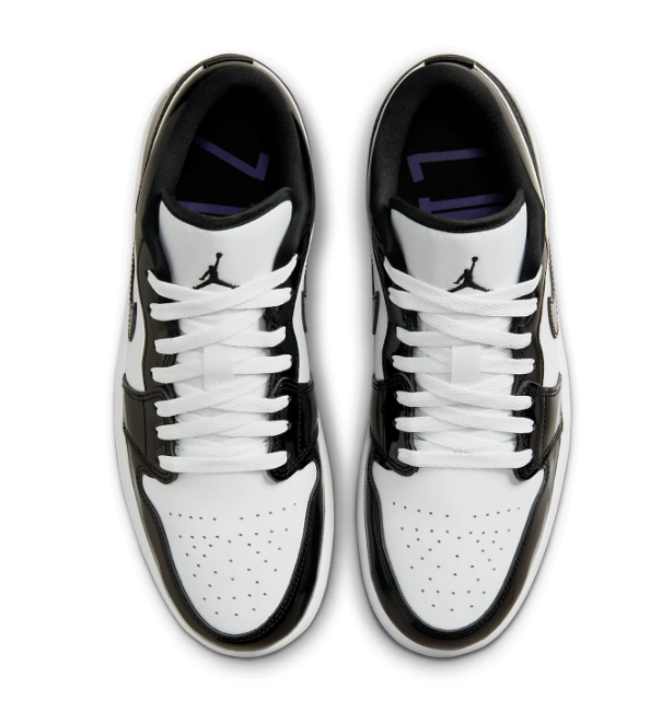 Air Jordan 1 Low SE Black White Concord (F1C329) | Concord Contrast